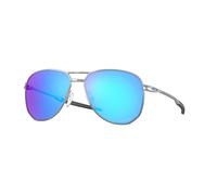 Oakley Uomo Oakley OO4147 CONTRAIL 414703 Occhiali da sole Metallo Argento Blu Rotonda Normale Prizm