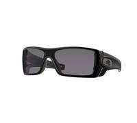 Oakley Uomo Oakley OO9101 BATWOLF 910168 Occhiali da sole O_Matter Nero Grigio Maschera Polarizzata Prizm