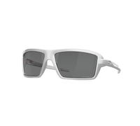 Oakley Uomo Oakley OO9129 CABLES 912912 Occhiali da sole Plastica Argento Nero Squadrata Polarizzata Prizm