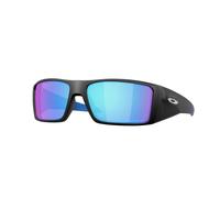 Oakley Uomo Oakley OO9231 HELIOSTAT 923123 Occhiali da sole O_Matter Nero Blu Squadrata Polarizzata
