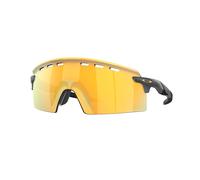 Oakley Uomo Oakley OO9235 ENCODER STRIKE VENTED 923506 Occhiali da sole O_Matter Grigio Oro Maschera Normale Prizm