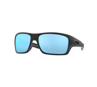 Oakley Uomo Oakley OO9263 TURBINE 926314 Occhiali da sole O_Matter Nero Blu Squadrata Polarizzata Prizm