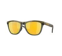 Oakley Uomo Oakley OO9284 FROGSKINS RANGE 928408 Occhiali da sole O_Matter Marrone Oro Rotonda Polarizzata Prizm