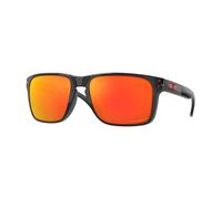Oakley Uomo Oakley OO9417 HOLBROOK XL 941708 Occhiali da sole O_Matter Nero Rosso Squadrata Polarizzata Prizm