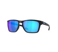Oakley Uomo Oakley OO9448 SYLAS 944824 Occhiali da sole O_Matter Nero Blu Squadrata Normale Prizm Iridium