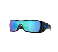 Oakley Uomo OO9101 BATWOLF 910158 Occhiali da sole O_Matter Nero Blu Maschera Normale Prizm