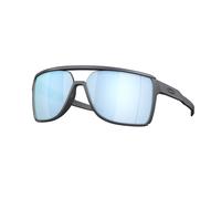 Oakley Uomo OO9147 CASTEL 914712 Occhiali da sole O_Matter Grigio Blu Squadrata Polarizzata Prizm