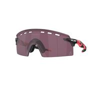 Oakley Uomo OO9235 ENCODER STRIKE VENTED 923516 Occhiali da sole O_Matter Rosa Grigio Maschera Normale Prizm