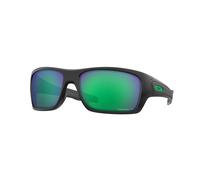 Oakley Uomo OO9263 TURBINE 926345 Occhiali da sole O_Matter Nero Verde Squadrata Polarizzata Prizm