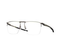 Oakley Uomo OX3026 VOON 302602 Montature da vista Metallo Grigio Trasparente Squadrata Normale