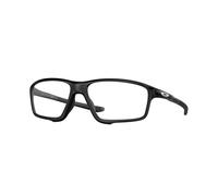 Oakley Uomo OX8076 CROSSLINK ZERO 807607 Montature da vista O_Matter Nero Trasparente Squadrata Normale