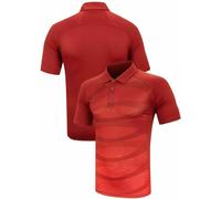 Oakley Uomo Polo Rosso Elasticizzato Graphic Golf Ir1 Taglia M