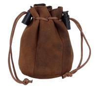 Oakridge Leather Piccolo portamonete con coulisse, Pelle marrone cacciatore, Taglia unica, Portamonete