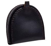 Oakridge Leather Piccolo vassoio della moneta da uomo, Marrone scuro, Sacchetto della moneta