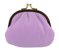 Oakridge Leather Portamonete compatto da donna, con chiusura morbida, colore: lavanda