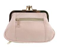 Oakridge Leather Portamonete da donna con doppia chiusura, Orchidea, Borsa con chiusura