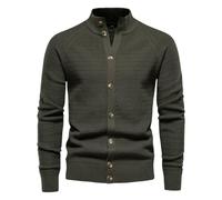 OAKVERVE Cardigan lavorato a maglia da uomo europeo americano autunno inverno, EN8, XS