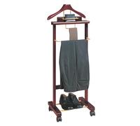 OAKVYNE Servo Muto, Appendiabiti, Attaccapanni Da Terra, Servomuto Da Camera, Ganci Per Cravatte E Cinture, Portascarpe, Valet Stand Per Abiti Per Ufficio In Casa