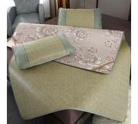 OAKVYNE Tappetino Per Dormire In Bambù Per Il Raffreddamento Estivo, Stuoia Di Bambù Per Letto Con Doppio Lato, Pieghevole Stuoia Per Letto Di Bambù, Tappetino In Rattan(120cmX195cm/42.24inx76.77in)