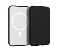 oakxco Custodia in silicone compatibile con batteria Magsafe per iPhone Air, custodia ultra sottile per batteria da 17 Air, custodia in gomma TPU antigraffio e infrangibile, colore nero