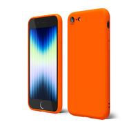 Oakxco per iPhone SE Case di 3a generazione 2022/2020/2nd Silicone iPhone 7/8 Case Neon Bright Bright Solido Gel di gomma morbida Elegante Slim TPU T