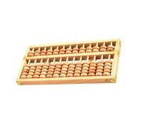 OAOAO Abaco Cinese, Strumento di apprendimento della Matematica in Legno for la Scuola elementare e l'asilo, Pratica di aritmetica mentale, 37x17x2,8 cm, 1 Pezzo(Wood)
