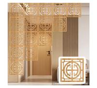 OAOAO Pannello divisorio for casa/Ufficio da Appendere Come Decorazione, Dimensioni 11,4" x11,4, Disponibile in Confezioni da 1 a 100 Pezzi(Golden B,75Pcs)