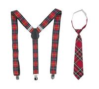 OAOSDH 1 Appendi in Pizzo E 1 Cravatta, Accessori di Abbigliamento, Accessori retrò, Accessori Classici di Design, Accessori per Abbigliamento per Feste.