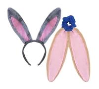 OAOSDH 1 Pezzo di Fascia per La Testa Dell'Orecchio di Coniglio E 1 Pezzo di Anello per Capelli A Orecchie di Coniglio, Forniture di Decorazioni per Acconciature.