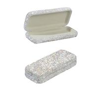 OAOSDH 1 Pezzo Di Occhiali Chiusi A Diamante, Custodia Per Occhiali Lucenti, Custodia Per Occhiali Da Donna, Custodia Per Occhiali Portatili, Accessori Degli Occhiali.