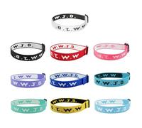 OAOSDH 10 Pezzi Braccialetto, Braccialetto Regolabile, Braccialetto, Bracciale Elee, Braccialetto Stampato in Lettera.