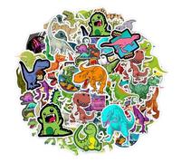 OAOSDH 100 Adesivi di Dinosauro, Adesivi per Animali da Cartone Animato, Giocattoli per Bambini, Decorare Valigie, Frigoriferi, Bottiglie d'Acqua.