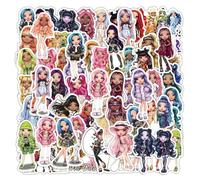 OAOSDH 100 Adesivi per Bambole Cartoni Animati, Adesivi Carini, Adesivi per Ragazze, Decorare Album, Biciclette, Bottiglie d'Acqua.