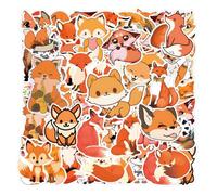 OAOSDH 120 Adesivi per La Volpe di Cartoni Animati, Adesivi Graffiti Carini, Adesivi Creativi, Adesivi per Bambini, Adatti A Bottiglie d'Acqua, Quaderni, Skateboard.