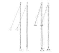 OAOSDH 2 Paia Di Spallacci Di Lingerie Di Strass, Spallacci Decorativi In Lingerie, Accessori Per Lingerie, Spalline Di Lingerie Regolabili, Spalline Di Lingerie Glitter.