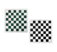 OAOSDH 2 Pezzi Chess Board, Gioco da Tavolo Classico, Scacchi Portatile, Scacchi Durevoli, Accessori A Scacchi.