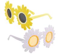 OAOSDH 2 Pezzi di Occhiali Daisy, Oggetti di Scena Fotografici per Feste, Occhiali Creativi, Occhiali Divertenti, Occhiali Carini Cartoni Animati.