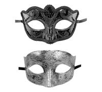 OAOSDH 2 Pezzi per Maschere da Uomo, Maschere Elei della personalità, Oggetti di Ruolo, Maschere per Gli Occhi Divertenti, Decorazioni per La Faccia da Ballo.