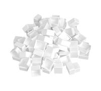 OAOSDH 50 Pezzi di Reticolo Bianco Ad Acquerello Dipinto, Mini Scatola di Plastica A Colori, Oggetti di Spazio per Pigmenti Fai-da-Te, Accessori Artistici Multifunzionali.