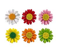 OAOSDH 6 Pezzi di Piccola Spilla Margherita, Elee E Semplice Spilla, Spilla Carina, Accessori per Abbigliamento, Spilla Decorativa per Donne.