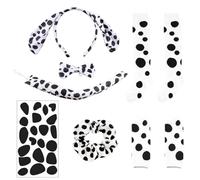 OAOSDH Banca da 1 Pezzi, Coda da 1 Pezzi, Papillon da 1 Pezzo, Toppa in Feltro da 1 Pezzi, 1 Paio di Guanti, Accessori per Il Gioco dei Bambini.