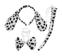 OAOSDH Banca da 1 Pezzi, Papillon da 1 Pezzo E Coda da 1 Pezzi, Accessori per Costumi di Cane Macinato, Accessori per Il Gioco di Ruolo, Costume in Maschera.