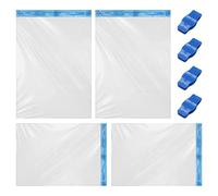OAOSDH Borsa di Compressione A Vuoto da 4 Pezzi, Borsa per Lo Stoccaggio dell'Abbigliamento, Forniture di Viaggio, Forniture di Conservazione dell'Abbigliamento, Borsa A Compressione Sigillata.