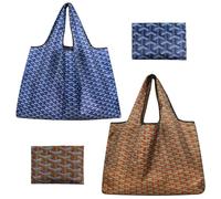 OAOSDH Borsa per la Spesa Pieghevole e Impermeabile di Grande Capacità - Set da 2