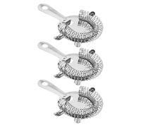 OAOSDH Filtro Ghiaccio da 3 Pezzi, Filtro per Ghiaccio in Acciaio Inossidabile, Filtro da Cocktail, Filtro da Cocktail, Adatto per Bar E Ristoranti.