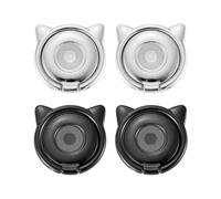 OAOSDH Stand per Telefono Cellulare A Forma di Gatto A 4 Pezzi, Supporto per Cellulare in Metallo, Supporto per Il Cellulare Creativo, Supporto per Cellulare A Rotazione A 360 °.