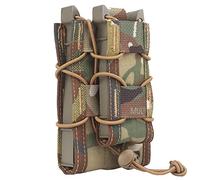OAREA 9mm / 5.56 Pouch Magazine Tactical Molle Airsoft Open Top Pistol Pistol Mag Bustes Portain Belt Belt Veloce Attacco Carrier Magazine Set (Color : MG-50-CP, Size : M)
