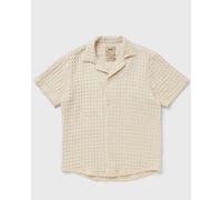 OAS Ecru Cuba Waffle Shirt men Shortsleeves beige in taglia:M