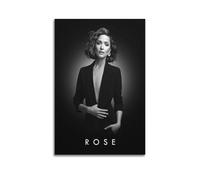 OASDIXVJ Poster decorativo su tela con attrice Rose Byrne, stampa moderna su tela, decorazione per camera da letto, 50 x 75 cm
