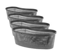 Oase 53756 Cestello per Piante Ovale, Set di 100, Nero